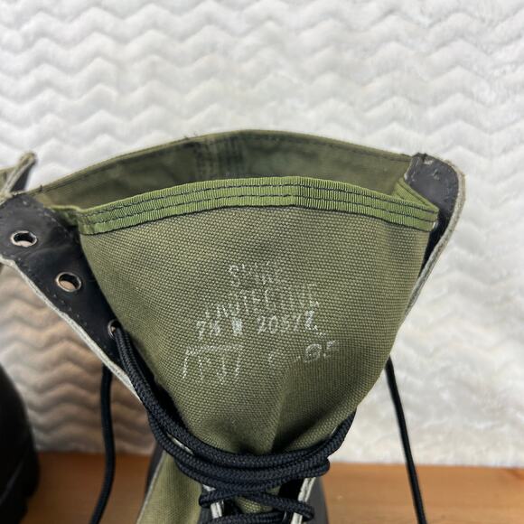 Vintage US ARMY Vietnam Era Style Ro-Search OD Jungle Combat Jump BOOTS SIZE 7.5 - Picture 14 of 14